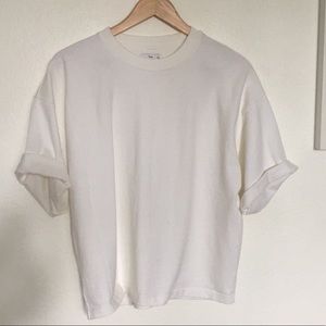 Aritzia TNA oversized white shirt